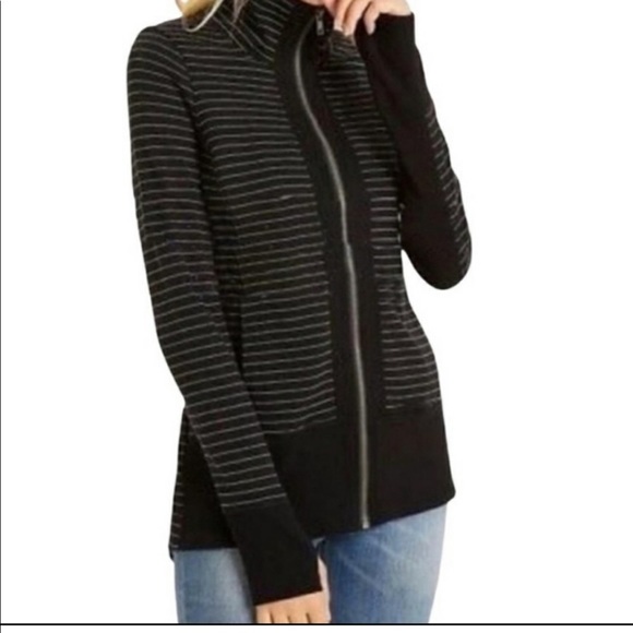 CAbi Jackets & Blazers - Cabi Striped Full Zip Jacket